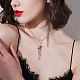 Nbeads DIY 6 Colors Natural & Synthetic Gemstone Pendant Necklace Making Kits DIY-NB0005-04-6