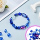 Kits de fabricación de joyas de pulsera serie azul diy DIY-YW0002-66-9