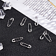 Arricraft 4 пара серьги-кольца из стерлингового серебра в форме английской булавки для мужчин и женщин STER-AR0001-01-4