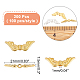 Arricraft 200 pieza de cuentas de alas de ángel PALLOY-AR0001-25-2