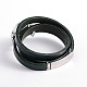 3-Loop Wrap Leather Watch Bracelets BJEW-O106-01E-3