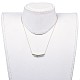 Faceted Natural Apatite Pendant Necklaces NJEW-JN02791-05-4