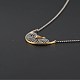925 подвесные стерлингового серебра ожерелья NJEW-BB48181-A-5