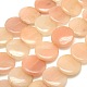 Natural Lentil Pink Aventurine Beads Strands G-P062-58-1