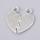 Valentines for Him Gift Ideas Tibetan Style Alloy Pendants TIBEP-A124084-AS-FF-2