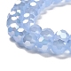 Supports de perles de verre imitation jade EGLA-A035-J8mm-B03-4