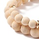 Ensemble de bracelets extensibles à breloque arbre de vie pour femme BJEW-JB08343-6