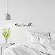 SUPERDANT Motivational Wall Decals Quotes Just Breathe Vinyl Wall Decal Yoga Quotes Positive Relax Motto Art Letters Sayings Living Room Décor Lettering for Living Room Bedroom Wall Decorations DIY-WH0377-103-5