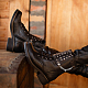 合金バットリンク靴装飾チェーン  ステンレススチールのS字フッククラスプと鉄のツイストチェーン付き  プラチナ  214mm  2個/セット FIND-AB00006-7