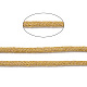 コットン糸  マクラメコード  装飾的な糸のスレッド  DIYの工芸品について  ギフトラッピングとジュエリー作り  ライトカーキ  3mm  約109.36ヤード（100m）/ロール。 OCOR-T001-02-19-3