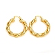 Brass Hoop Earrings EJEW-F250-04-G-1