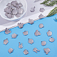 DICOSMETIC 40Pcs 5 Style 201 Stainless Steel Charms STAS-DC0008-71-5