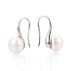 Серьги-подвески из натурального жемчуга из латуни PEAR-N020-08C-2