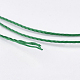 ポリエステル糸  カスタム織りジュエリー作りのために  グリーン  0.7mm  約310m /ロール NWIR-K023-0.7mm-01-2