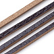 Плоские односторонние искусственные кожаные шнуры LC-T002-09-3