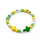 Opaque Acrylic Beaded Bracelet Sets for Kids BJEW-JB06508-2