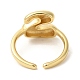 Латунные открытые кольца манжеты RJEW-U008-06S-G-3