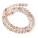 Stränge natürlicher Herkimer-Diamantperlen&nbsp;G-Z115-C03-6mm-9