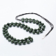 Colliers de perles naturelles de jade du Myanmar / jade birmane NJEW-F202-A01-1