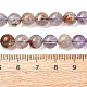 Нити бусин из натурального рутилированного кварца G-R446-8mm-01-3