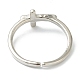 Brass Cuff Rings RJEW-L100-005-4