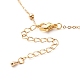 Brass Satellite Chain Necklaces NJEW-JN03559-02-5