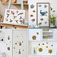CRASPIRE 8 Styles Gnome Bee Window Decals Cute Sunflower Dwarf Stickers Wall Clings Peel and Stick PVC Waterproof Self Adhesive Decor for Fridge Bedroom Living Room Kitchen Store Dorm Classroom DIY-WH0345-102-6