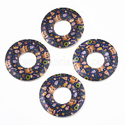 Печатные подвески дерева WOOD-S045-104A