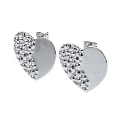 Серьги-гвоздики из нержавеющей стали 201 EJEW-K270-29P