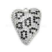 Латунные микро проложить кубического циркония подвески KK-L229-070P