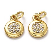 Латунные микро проложить кубического циркония подвески ZIRC-H119-09G