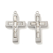 Подвески из нержавеющей стали 304 с кубическим цирконием STAS-L278-007P