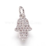 Латунные микропрофили кубические циркониевые подвески ZIRC-K070-32P