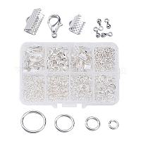 1 Schatulle Schmuck Zubehör 20 Stück Legierung karabinerverschlüsse FIND-X0001-S-B