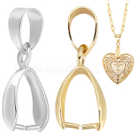 5 Pezzi In Ottone Placcato Oro 18 Carati Chiusura A - Foto 4