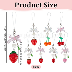 Мобильные ремни из смолы и акрила HJEW-BC00031