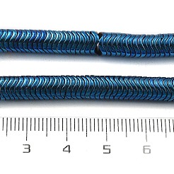 Гальванические нити из синтетических немагнитных гематитовых бусин G-B132-A01-01F