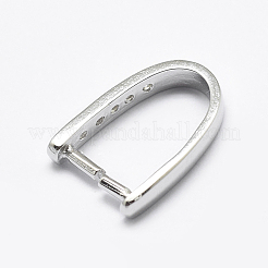 Антикоррозийное родиевое покрытие 925 стерлинговое серебро микропаве кубические цирконии подвески баилы STER-P034-09P