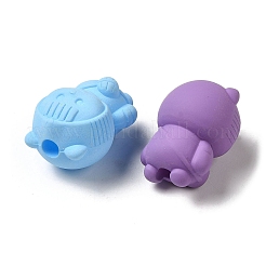 Прорезиненные бисера стиль акриловые MACR-D025-04