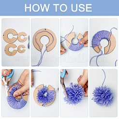 2 набор из МДФ DIY-BC0006-78