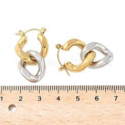 Серьги-кольца из нержавеющей стали 304&nbsp;EJEW-H159-01GP