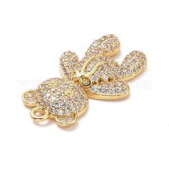 Кулоны из экологически чистой латуни с прозрачным кубическим цирконием&nbsp;KK-D079-02G