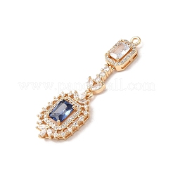 Ottone micro spianare pendenti zirconi&nbsp;KK-N290-08G-02
