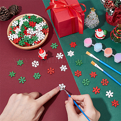 2 пакетик рождественских деревянных кабошонов&nbsp;WOOD-UN0001-32