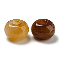 天然赤瑪瑙ビーズ  大穴ビーズ  ロンデル  29.5~30x19~20.5mm  穴：8.5~9mm&nbsp;G-B050-13