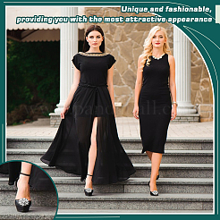 4 шт. цветочный сплав со стеклянными зажимами для обуви со стразами&nbsp;AJEW-FG0003-64D