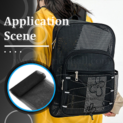 Polyester-Mesh-Spitzenstoff&nbsp;DIY-WH0504-331A