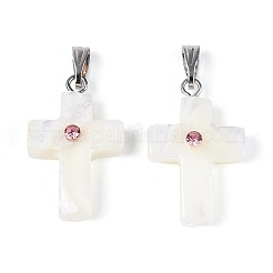 Pendenti conchiglia troco naturale&nbsp;SSHEL-T017-42B