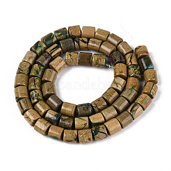 Нити бусин из натурального камня вердит G-T141-89A