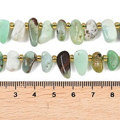 Натуральные хризопразные бисерные пряди&nbsp;G-A296-02